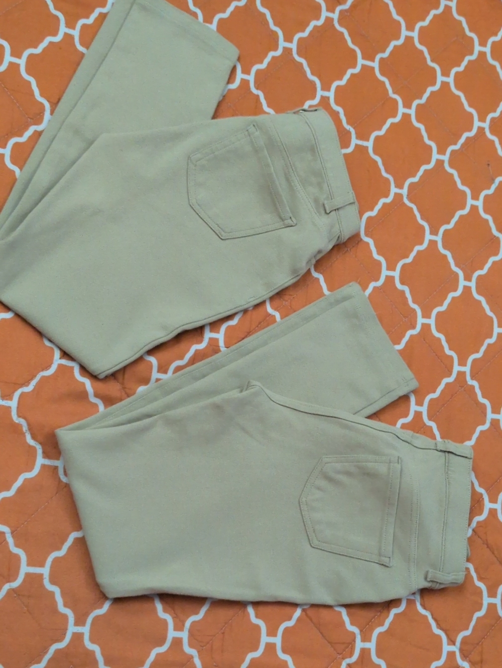 Place Girls' Tan Khaki Casual Pants. Jegging Style. Set Of 2